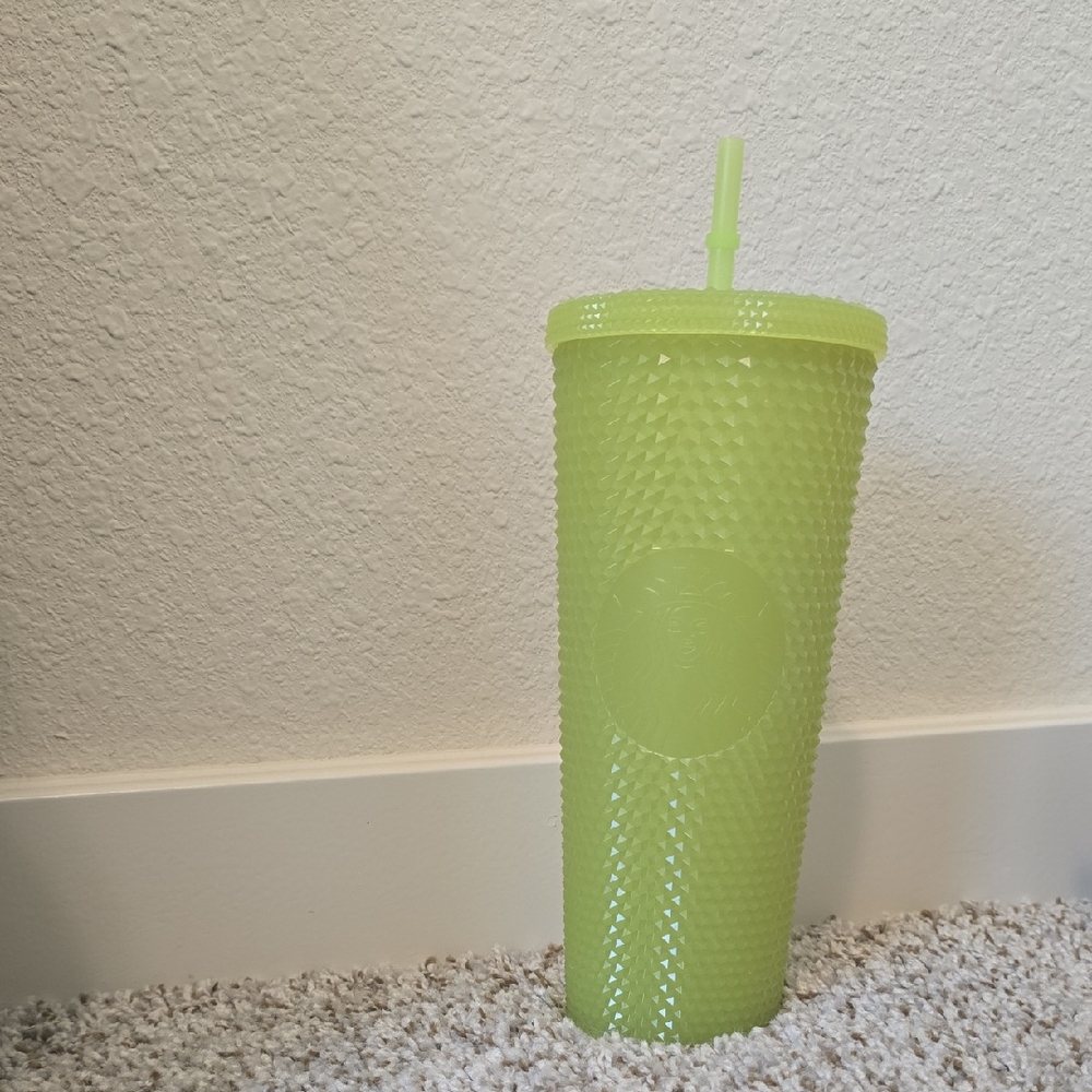 Starbucks Lime Green Textured Tumbler